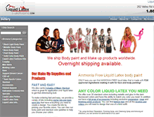 Tablet Screenshot of liquidlatexfashions.com